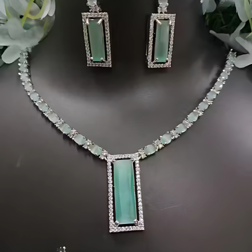 Royal Sapphire Elegance Necklace Set