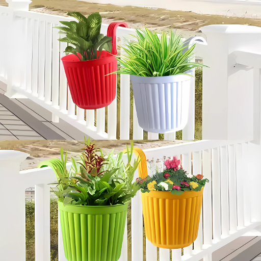 Premium Multicolor Hanging Pots for Plants