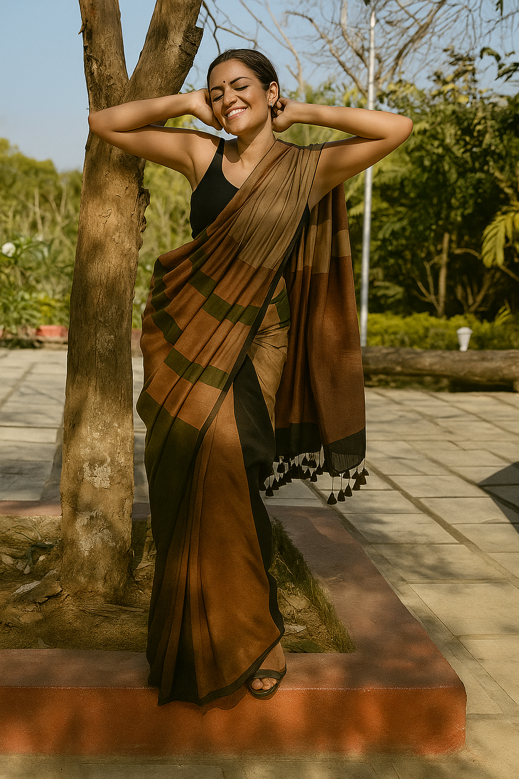 Rustic Grace Saree