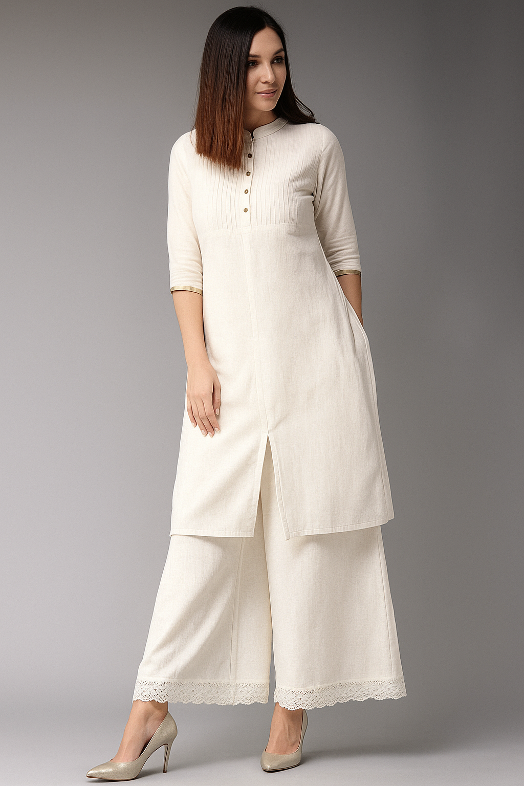 Timeless White Graceful Cord Set