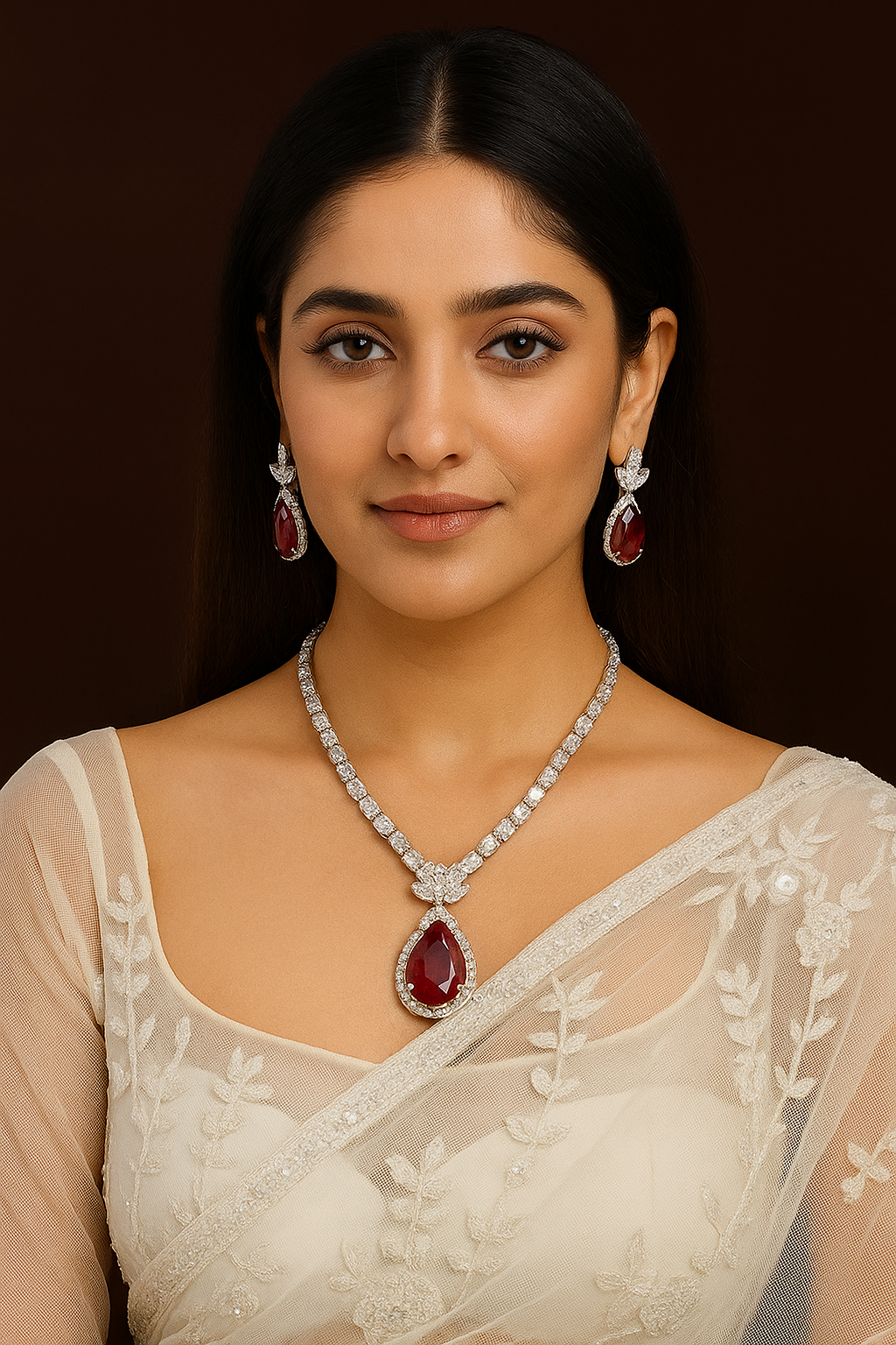 Crimson Royale Necklace Set