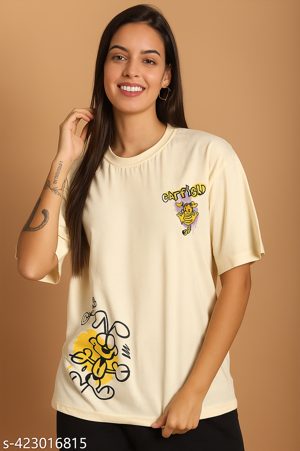 Retro Garfield Graphic T-Shirt